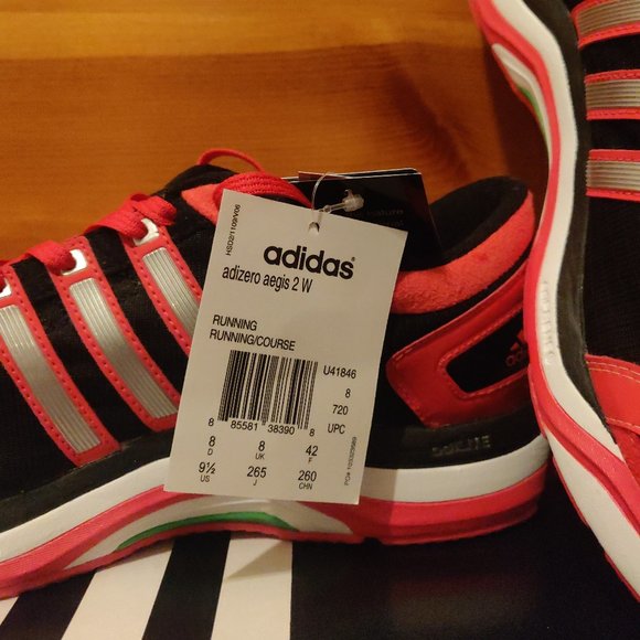 NWT Adidas Adizero Aegis 2 Running Shoes, Size 9.5 - Picture 11 of 14